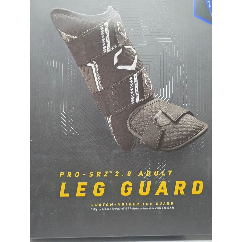 Evoshield PRO-SRZ 2.0 Baseball Softball Adult Leg Guard Blue Right Hand Hitter